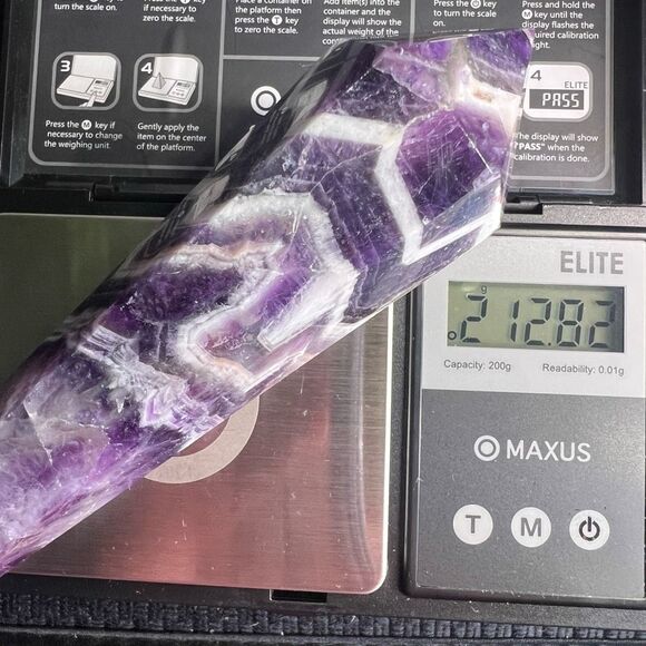 Dream Amethyst Crystal Meditation Scepter Wand with‎ Stand (4) - Picture 11 of 11